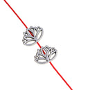 LOT 30Pcs MINI Tibetan Silver Spacer Beads, Hollow Out Yoga Lotus Shape Loose Beads Charms for DIY Earrings, Bracelets, Necklaces (16 x 13 x 4 mm)