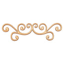 8 Pieces 9-12cm Large Cut Wooden Shape Fancy Flourishes Classical Wooden Plants Embellishments for Scrapbooking DIY Crafts Wedding Party Decoration