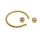 1 Pair Quick Link Snap Hook Carabiner Connector Screw Lock Clip for Home Car Key Ring Key Chain Key Holder DIY Craft Accessories