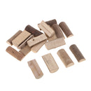 20 Pieces 15x35mm Natural Tree Wood Sticks Logs Tree Stumps Blocks Wooden Pieces for Arts & Crafts, Home Decoration, Wedding Event Ornaments