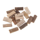 20 Pieces 15x35mm Natural Tree Wood Sticks Logs Tree Stumps Blocks Wooden Pieces for Arts & Crafts, Home Decoration, Wedding Event Ornaments