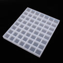 56 Cavity Silicone Mould 31x31x19mm Mini Cubes Mold Ice Cube Tray Chocolate Cake Molds Cube Sugar Jelly Mold DIY Freezing Baking Molding Craft Tool
