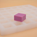 56 Cavity Silicone Mould 31x31x19mm Mini Cubes Mold Ice Cube Tray Chocolate Cake Molds Cube Sugar Jelly Mold DIY Freezing Baking Molding Craft Tool