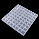 64 Cavity Silicone Mold Mini Ice Cubes Mold Trays Easy-Release Pudding Mold Chocolate Cake Jelly Candy Sugar Mold Polymer Clay Resin Arts Crafts Mold