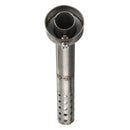 48mm Motorcycle Exhaust Muffler Angled Silencer Can Insert Baffle 195mm Length