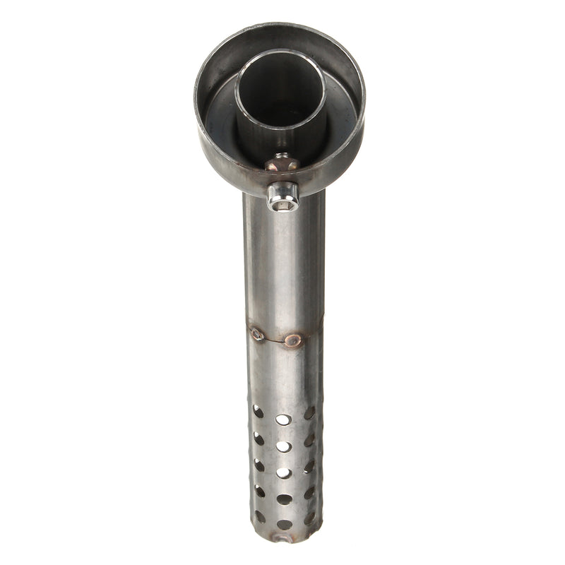 48mm Motorcycle Exhaust Muffler Angled Silencer Can Insert Baffle 195mm Length