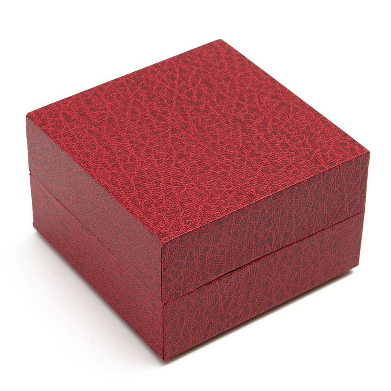 Red Clamshell Wristwatch Bracelet Jewelry Gift Display Storage Box Case Holder