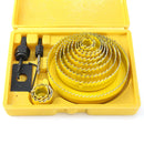 13pcs 19mm-127mm Hole Saw Cutter Set Woodworking Drill Bit Hole Saw Cutting Tool
