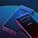 Baseus Plating Transparent Shockproof Soft TPU Back Cover Protective Case for Samsung Galaxy S10 Plus / S10+