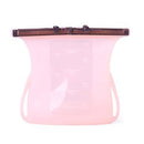 Portable Silicone Food Storage Bag Sealing Bag Refrigerator Meat Fruit Food Kitchen Storage Freezer Bag Fresh Bag