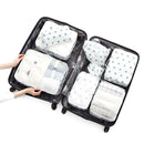 8PCS/Set Travel Luggage Organizer Storage Pouches Suitcase Packing Bags