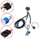 H4 Relay Harness Wire Halogen Ceramic Controller Socket Plugs Kit For Headlights