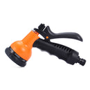 Gardening 7-Pattern Revolver Spray Nozzle Green Watering Multifunctional Spinkle