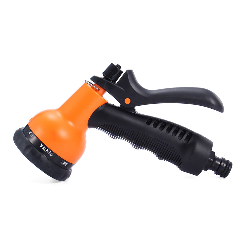 Gardening 7-Pattern Revolver Spray Nozzle Green Watering Multifunctional Spinkle