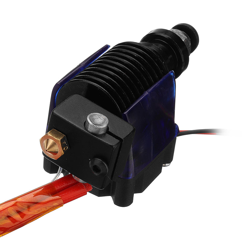 12V 40W V6 J-head Hotend Extruder Nozzle Kit with Cooling Fan/Teflon Tube/Drill Bits