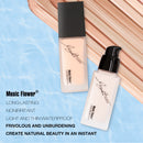 5 Colors Tight Fit Foundation Oil-control Facial Cream Base Brighten Cheek Concealer Makeup Natural Moisturizer