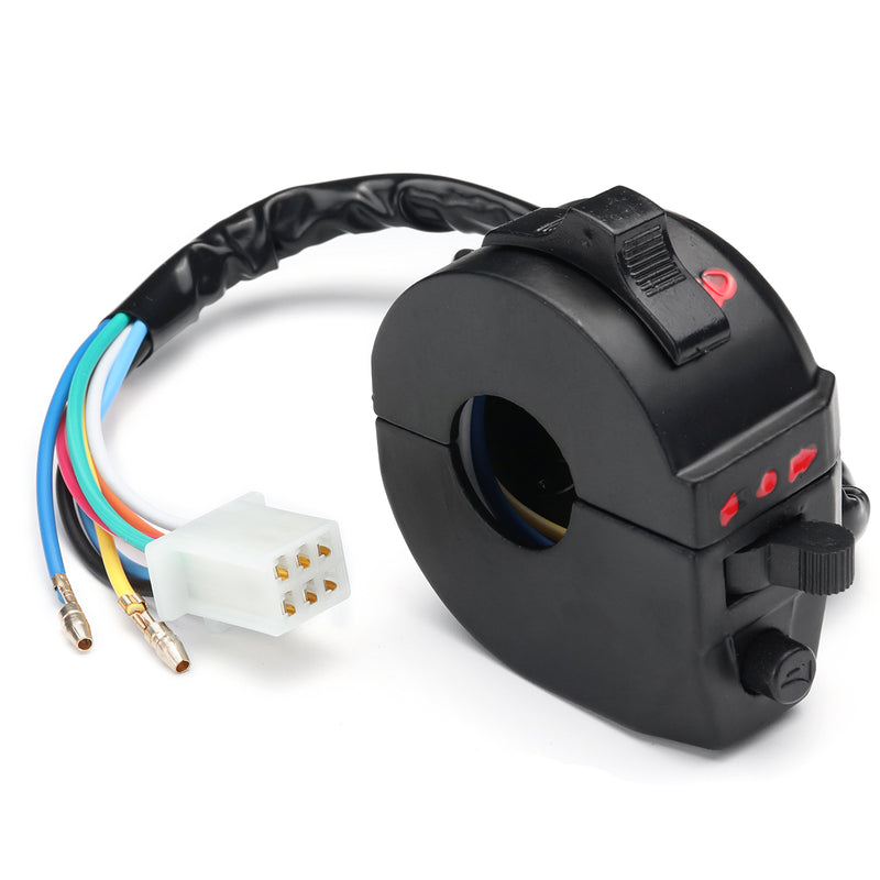 7/8inch Universal Motorcycle Handlebar Left Right Side Integrated Switch Control