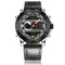 NAVIFORCE NF9097 Fashion Men Dual Display Watch Luxury Leather Strap Sport Watch