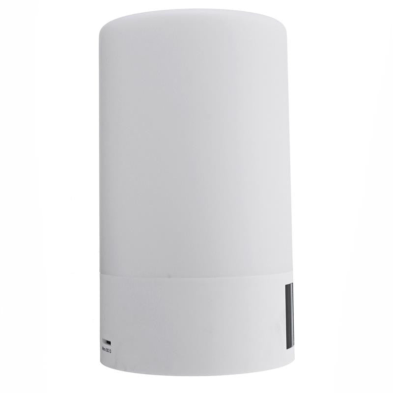 LEORY M6 Home Alarm Clock Portable Wireless bluetooth Speaker LED Light FM Radio Handsfree Speaker