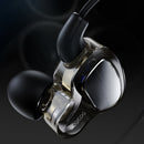 Bakeey Dual Dynamic Wired In-ear Earphone Stereo Noise Cancelling Headphone for Xiaomi Huawei