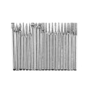 20Pcs 3mm Shank Diamond Grinding Cutting Head Drill Bits Set Kit For Rotary Tool
