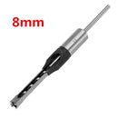 8mm Woodworking Square Hole Saw Drill Bit Square Mortising Chisel Drill Bit