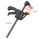 Raitool 4 Inch Wood Working Bar F Clamp Quick Grip Ratchet Release Squeeze Hand Tool DIY
