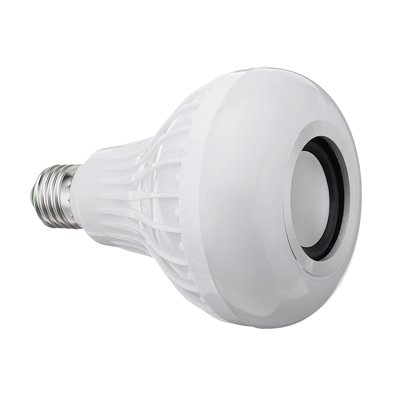 E27 12W Emergency Rechargeable Colorful LED Light Bulb bluetooth Speaker Music Lamp AC220V