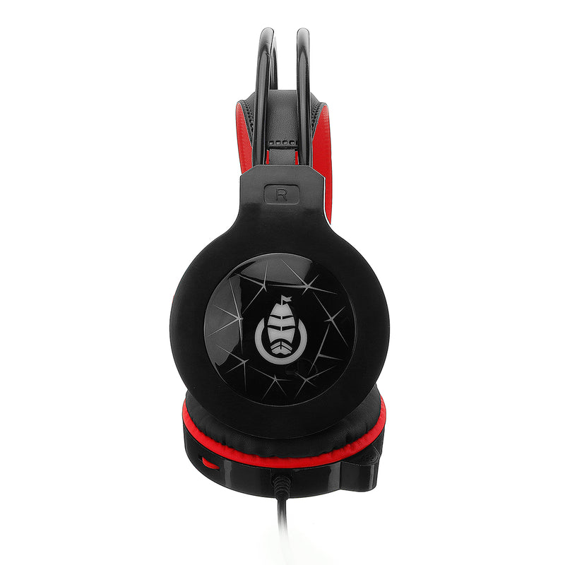 HI200 3.5mm Wired Gaming Headset LED Light Headphone Hi-Fi Stereo Surround With Mic