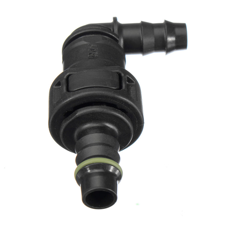 11.8mm SAE 3/8 Inch 10mm Nylon Fuel Hose Joiner Quick Release Disconnect Hub Hose Connector