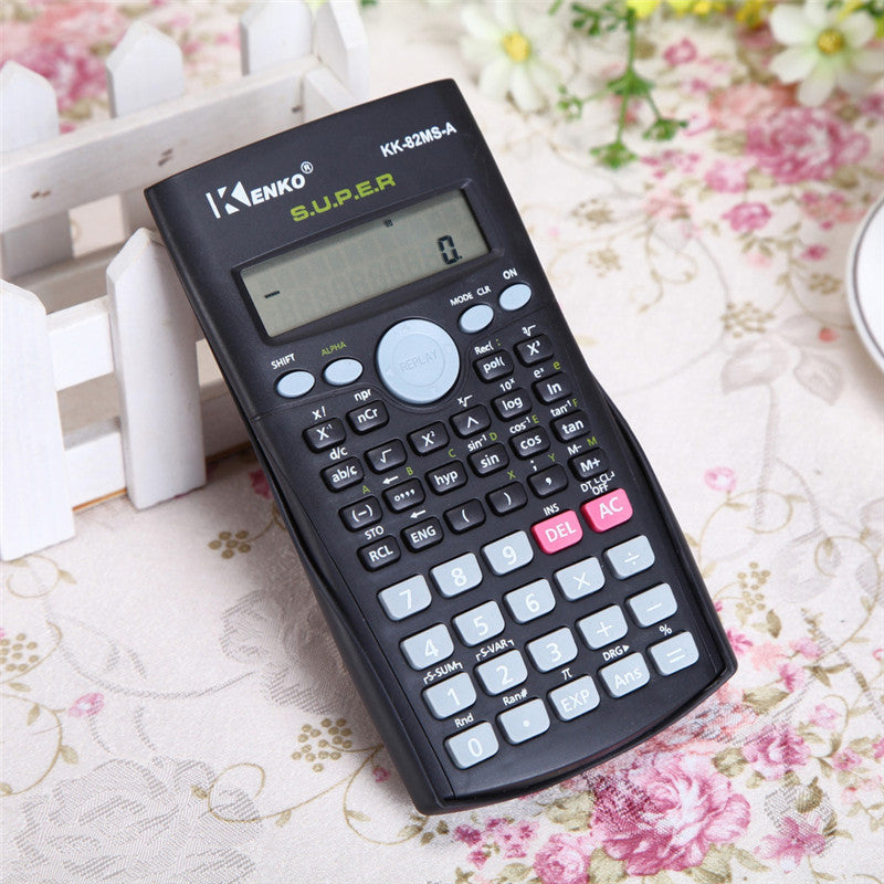 Handheld Multi-function 2 Line Display Scientific Calculator 82MS-A Portable Multifunctional Calculator For Mathematics