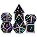 7 Pcs/Set Alloy Metal Dice Set Playing Game Poker Card Dungeons Dragons Party Board Game Toy