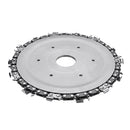 Drillpro Upgrade 5 Inch Grinder Chain Disc 22mm Arbor 14 Teeth Wood Carving Disc For 125mm Angle Grinder