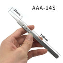 AAA-12S AAA-14S AAA-15S Precision Pointed Tweezers Stainless Steel Clamps Lengthened Medical Anti-Static Tweezer Tool