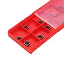 Drillpro 10pcs CCMT060204-SM Carbide Insert for SCLCR Turning Tool Holder