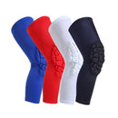 1Pcs Basketball Mountaineering Hot Pressing Honeycomb Knee Pad