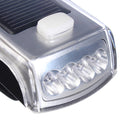 BIKIGHT 1200LM Bike Solar LED Front Headlight Solar Tail Rear Light Set with Warning Bell