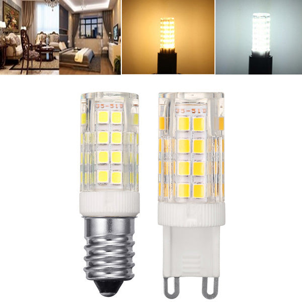 ARILUX E14 G9 5W SMD2835 Pure White Warm White LED Corn Light Bulb No Flicker AC220V