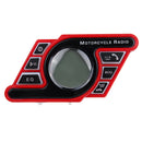 Red Motorcycle Handlebar bluetooth 5.0 Audio System FM Radio Stereo Amplifier Speaker