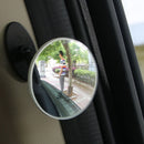 5CM Car B Pillar Door Side Blind Spot Rearview Mirror HD Convex Glass 360 Wide Angle Mirror