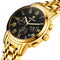 STRYVE S9601 Luminous Display Fashion Stainless Steel Strap Zinc Alloy Case 24hours Display Men Quartz Watch