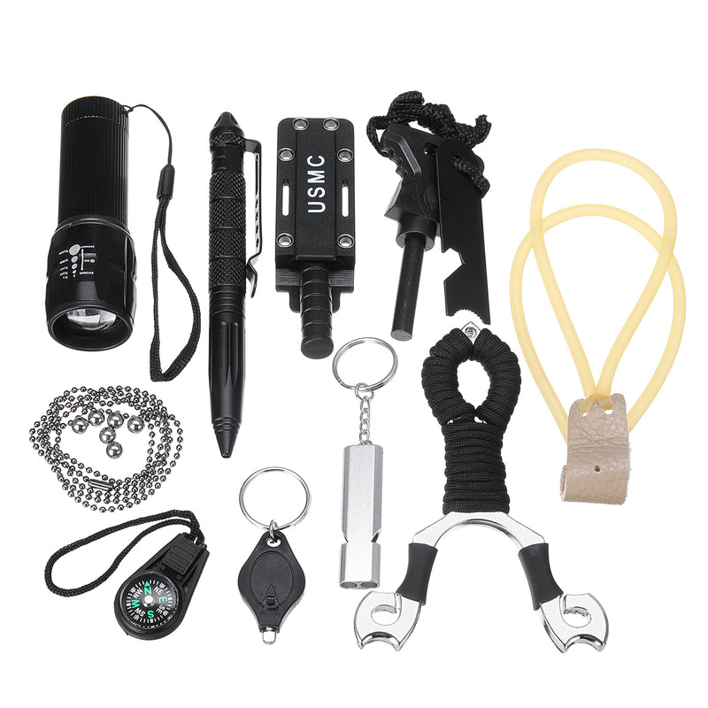 SOS Outdoor Emergency Survival Equipment Kit Gear Tools Kit Tactical Hunting Camping