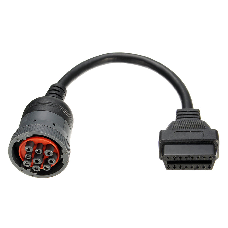 OBD2 Female 16 Pin to J1939 Deutsch 9 Pin Female Connector Truck Diagnostic Cable
