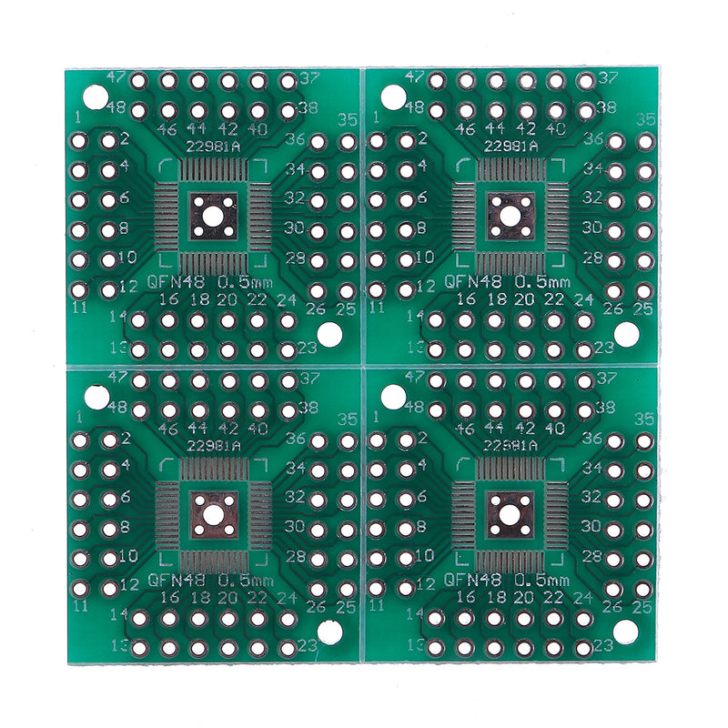 30pcs PCB Board Kit SMD Turn To DIP Adapter Converter Plate FQFP 32 44 64 80 100 HTQFP QFN48 SOP SSOP TSSOP 8 16 24 28