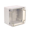 Plastic Waterproof Electronic Project Box Clear Enclosure Cover Electronic Project Case 120*120*90mm