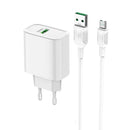 HOCO 22.5W QC3.0 Fast Charging USB Charger Adapter For iPhone 8Plus XS 11Pro Huawei P30 Pro Mate 30 Xiaomi Mi9 9Pro  Oneplus 6T 7 Pro