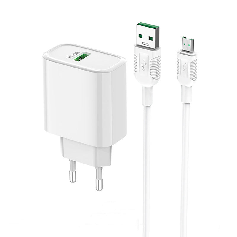 HOCO 22.5W QC3.0 Fast Charging USB Charger Adapter For iPhone 8Plus XS 11Pro Huawei P30 Pro Mate 30 Xiaomi Mi9 9Pro  Oneplus 6T 7 Pro