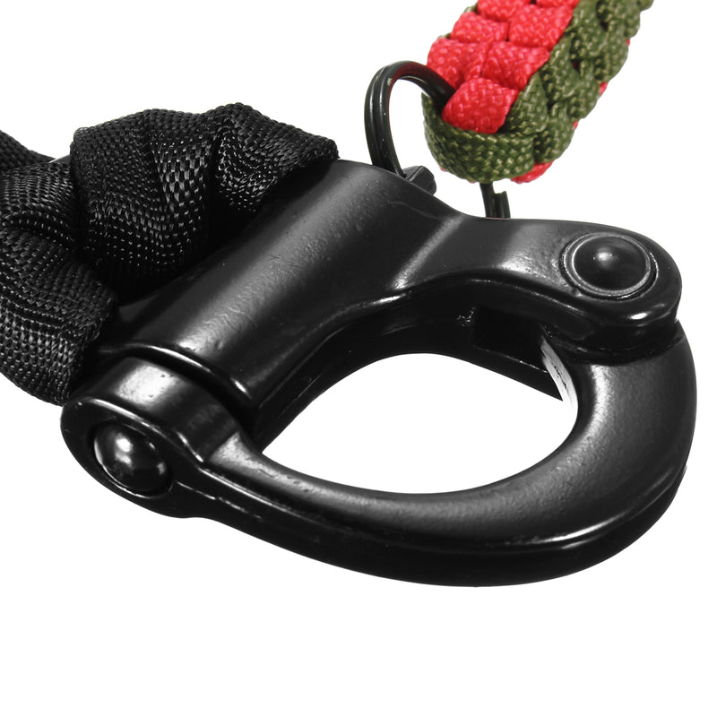 2M Climbing Tactical Single Point Sling Bungee Adjustable Safety Catcher Rope Strap Cord