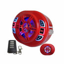 3.5 inch Motorcycle bluetooth MP3 Player Red Speaker Waterproof Burglar Alarm Active Call Telegraph Number FM Audio