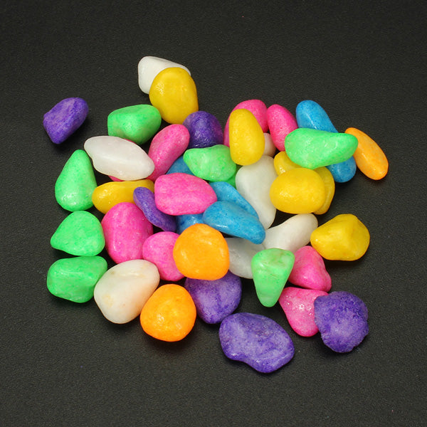 60g DIY Micro Landscape Colroful Glass Stone Decoration Garden Succulent Plants Flower Pot Decor